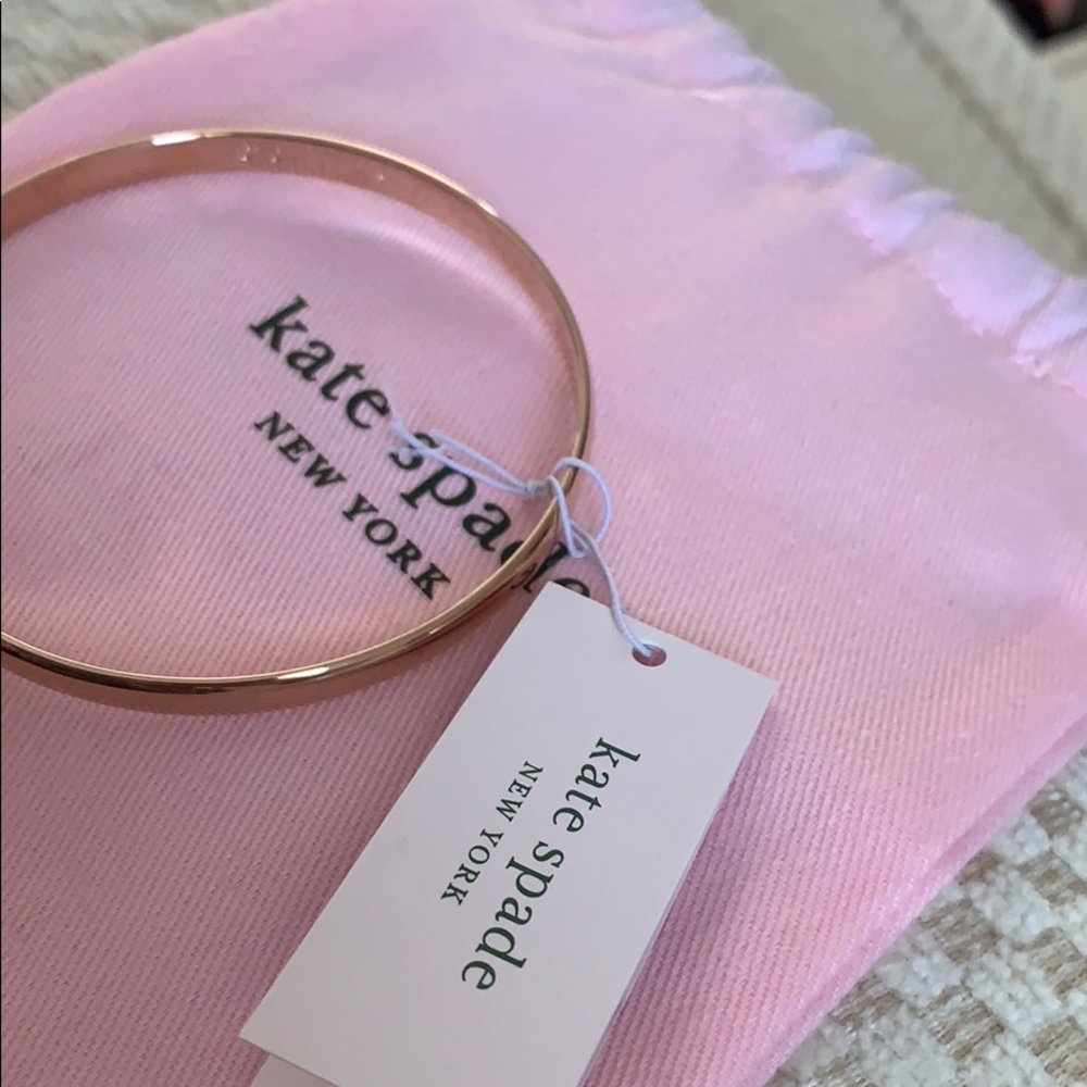 Kate Spade Rose Gold Idiom Bangle/ Bracelet